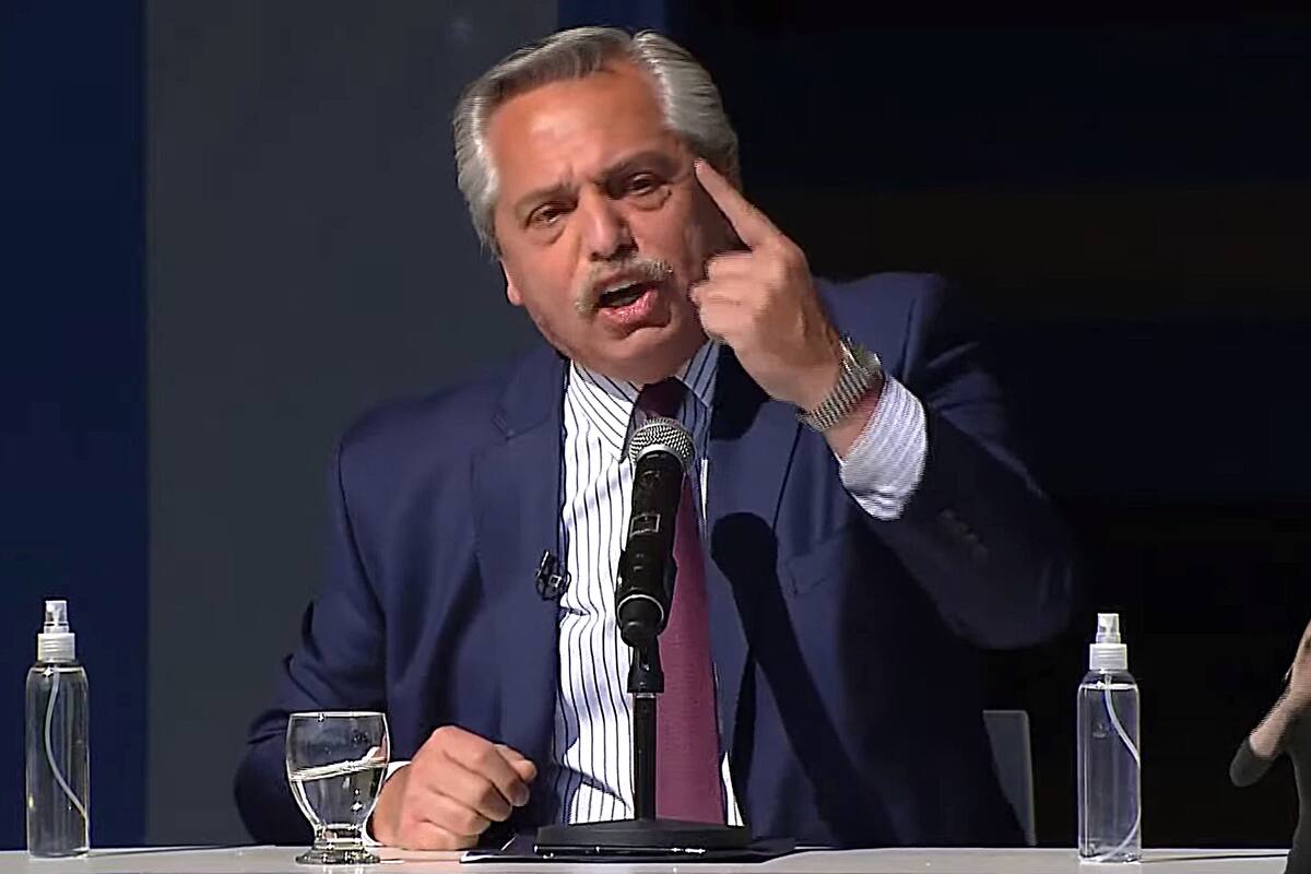 El presidente Alberto Fernández