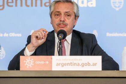 El presidente, Alberto Fernández