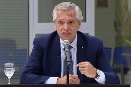 El presidente Alberto Fernández