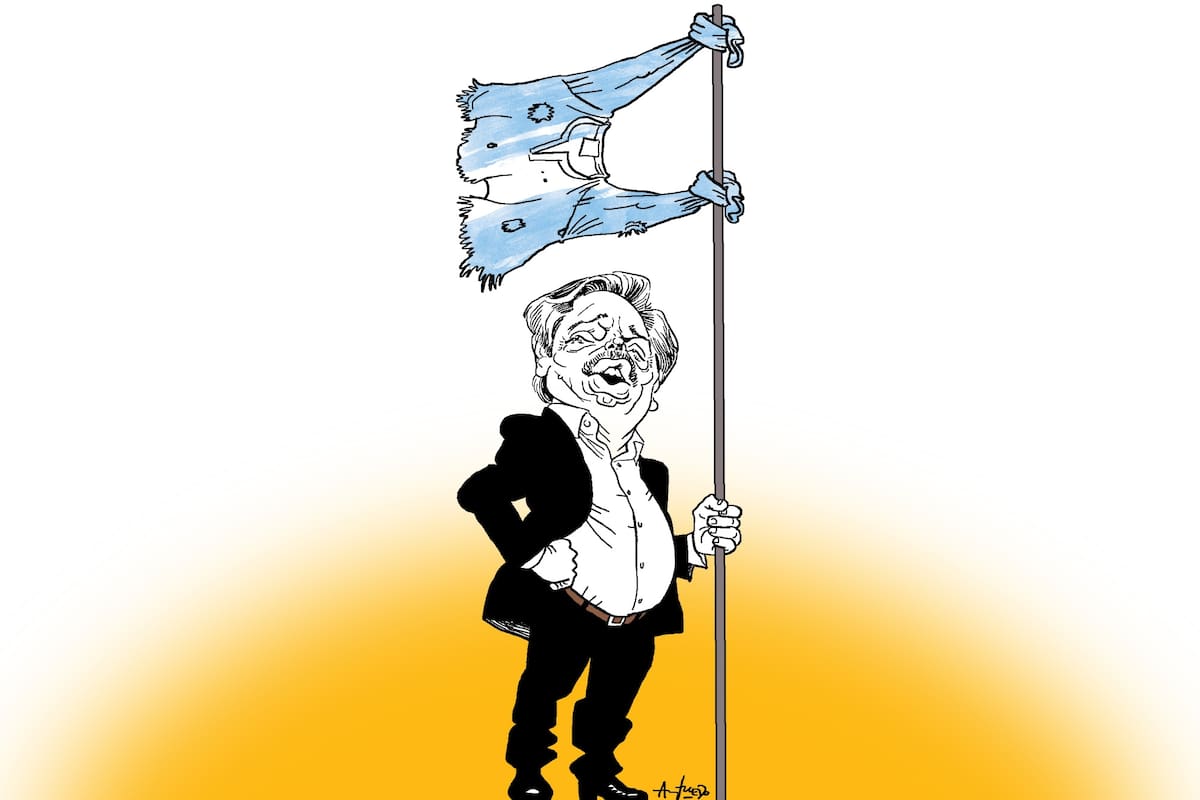 El presidente Alberto Fernández