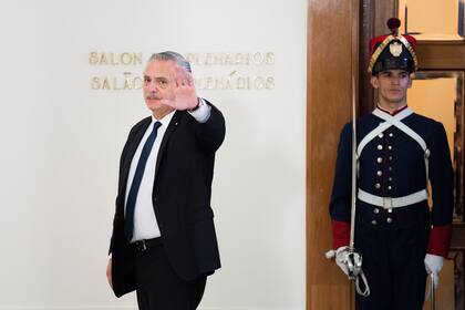 El presidente Alberto Fernández. (AP Photo/Matilde Campodonico)