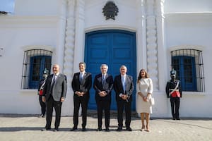 El presidente Alberto Fernández el 9 de julio en Tucumán