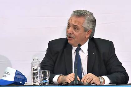 El presidente Alberto Fernández en Ushuaia