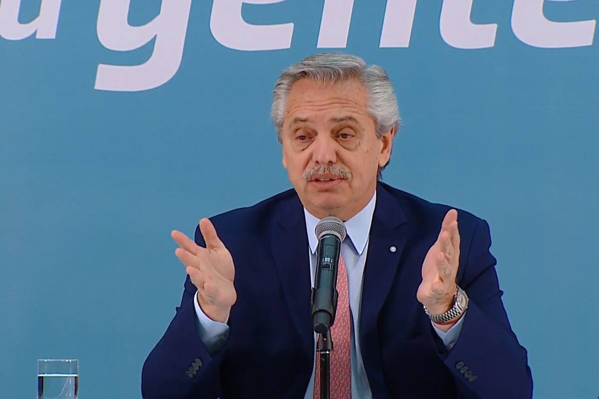 El presidente Alberto Fernández encabeza, junto al ministro Jaime Perczyk, el lanzamiento del Programa de Formación de Jóvenes Argentinos para el Trabajo (Forjar).