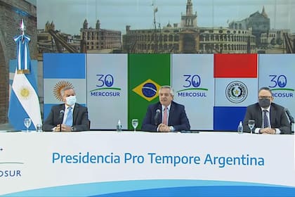 El presidente Alberto Fernández encabeza la Cumbre de Jefes de Estado del Mercosur