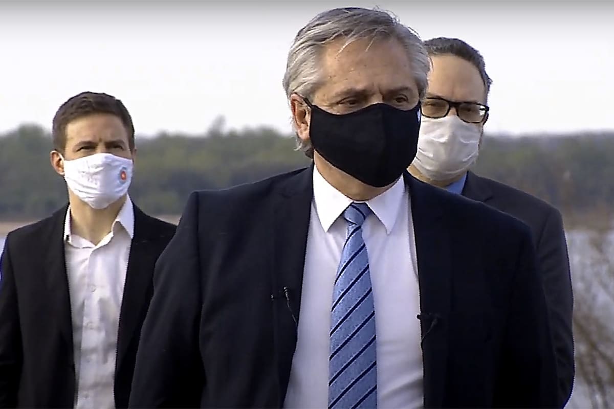 El presidente Alberto Fernández encabezó el acto del que participaron siete gobernadores y cuatro ministros