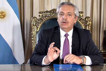 El presidente Alberto Fernández hizo su primera cadena nacional