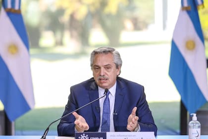 El presidente Alberto Fernández hizo una dura apelación social