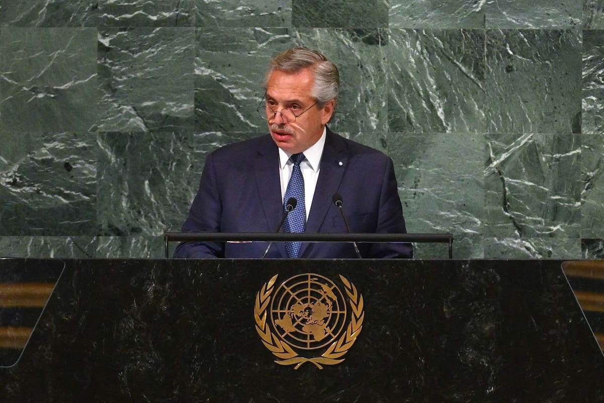 El presidente Alberto Fernández pidió ayer en la Asamblea General de la ONU que se levanten los bloqueos contra Venezuela y Cuba