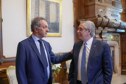 El presidente Alberto Fernández recibió al embajador Daniel Scioli