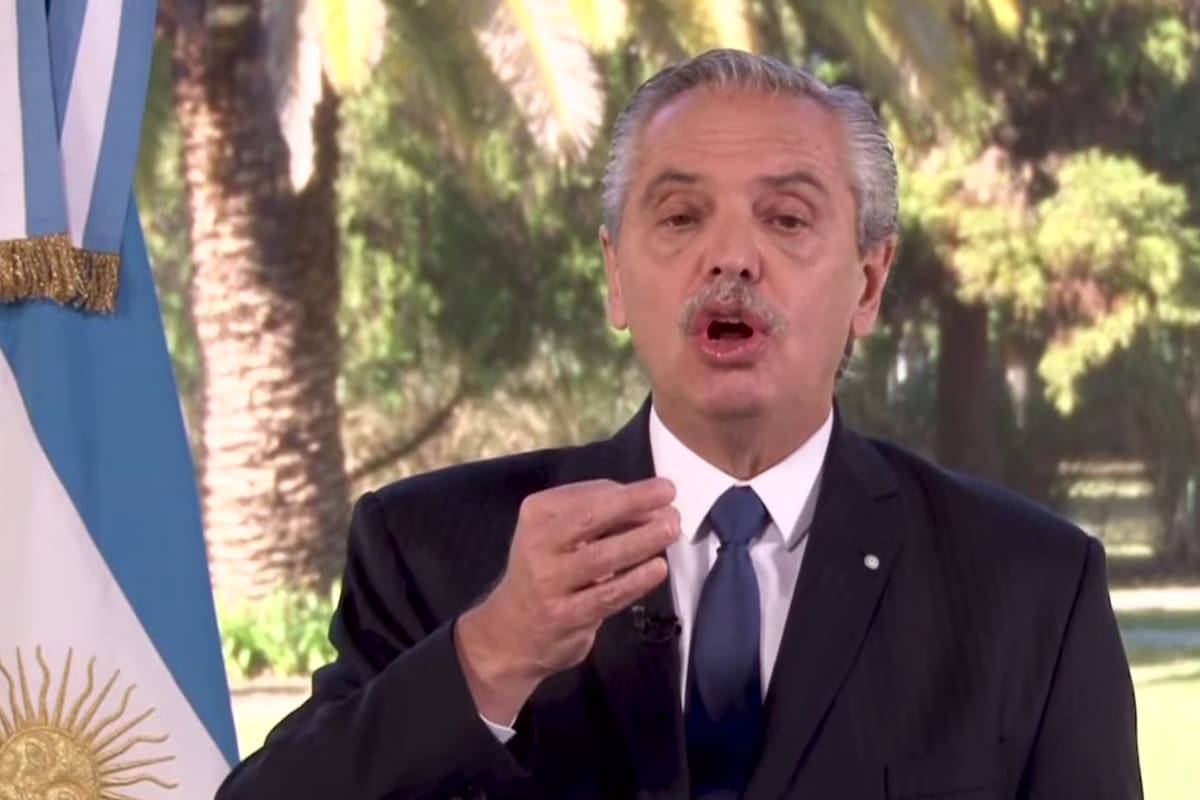 El presidente Alberto Fernández se refirió al fallo de la Corte en cadena nacional