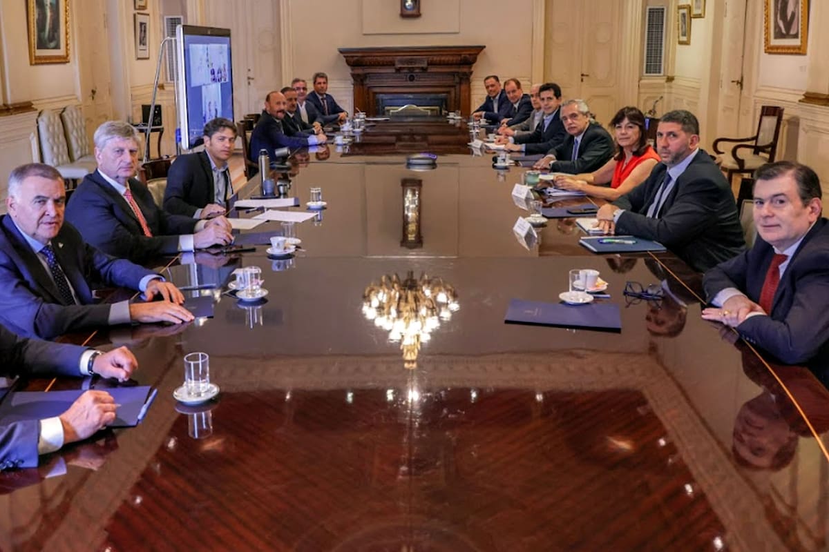 El presidente Alberto Fernández se reunió con gobernadores