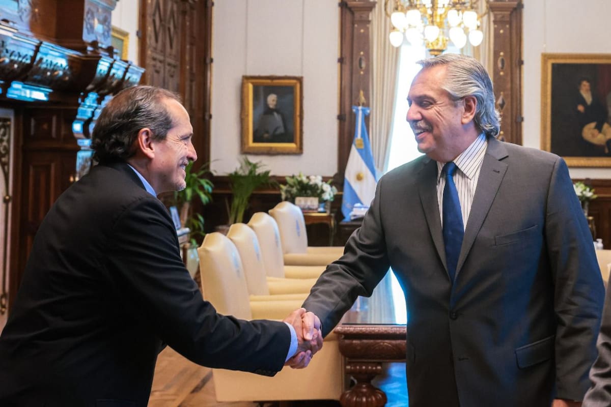 El presidente Alberto Fernández se reunió con Daniel Chavez Díaz, CEO de Eramine Sudamérica SA, filial local de Eramet