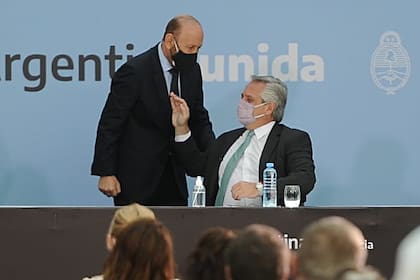 El presidente Alberto Fernández y el gobernador de Formosa, Gildo Insfrán.
