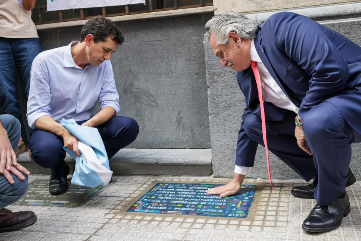 El presidente Alberto Fernández y el ministro del Interior, Eduardo "Wado" De Pedro, el 29 de marzo pasado