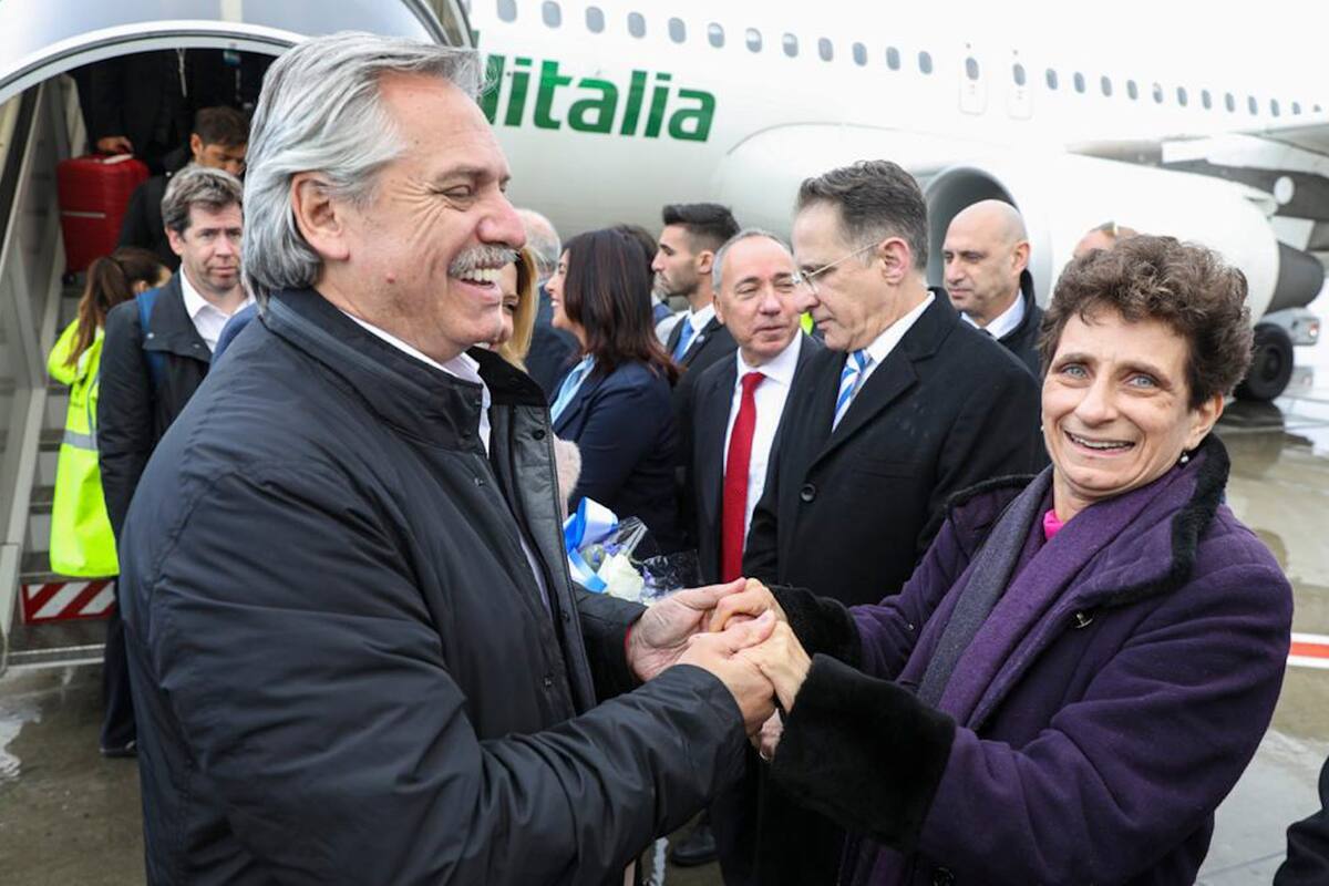 El presidente Alberto Fernández y su comitiva llegaron esta mañana a Israel