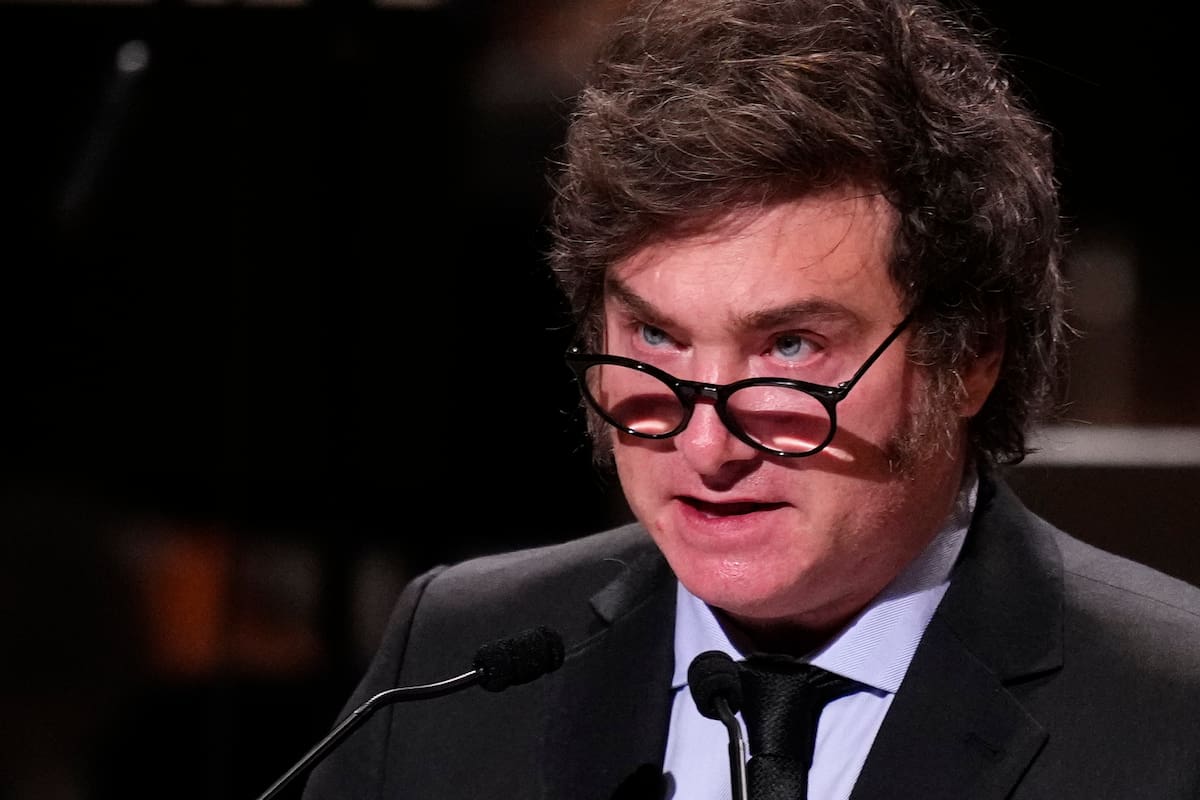 El presidente argentino Javier Milei