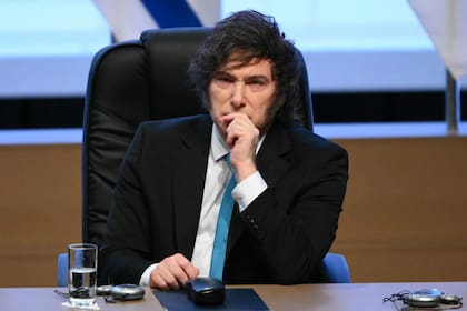 El presidente argentino Javier Milei