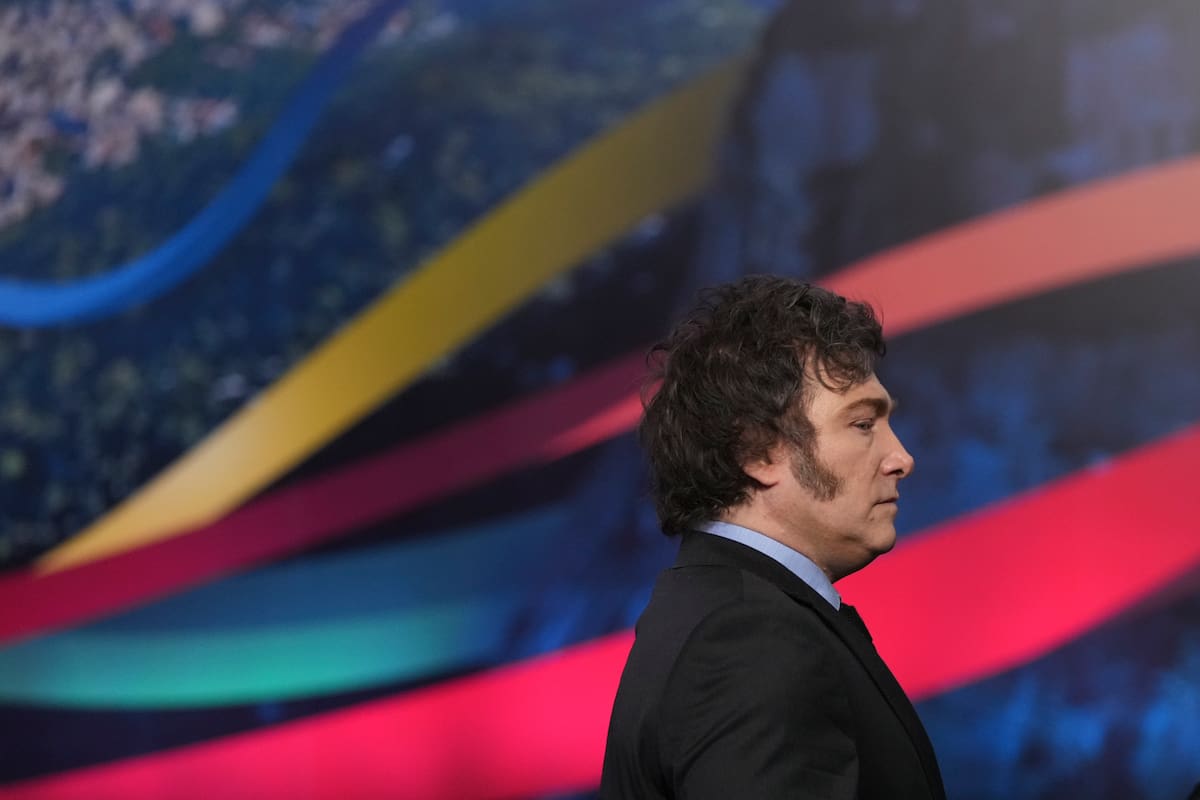 El presidente argentino Javier Milei (AP Foto/Silvia Izquierdo, Archivo)
