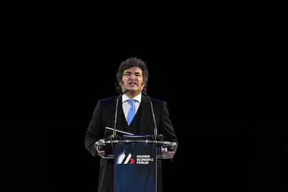El presidente argentino, Javier Milei, participó en el Madrid Economic Forum en Madrid