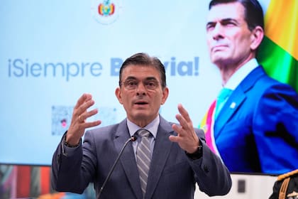 El presidente boliviano Rodrigo Paz