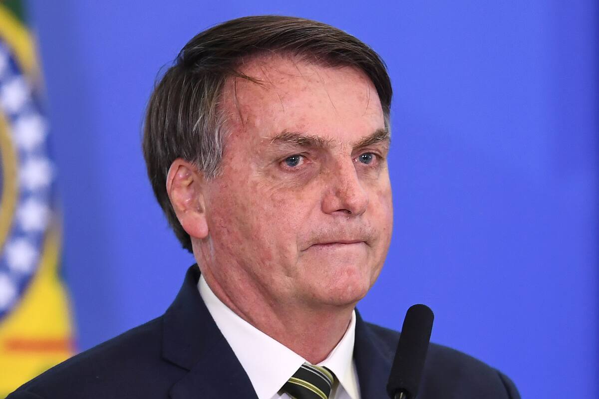 El presidente brasileño Jair Bolsonaro