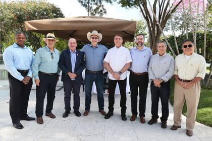 El presidente brasileño Jair Bolsonaro en la celebración del 4 de julio, Día de la Independencia de Estados Unidos