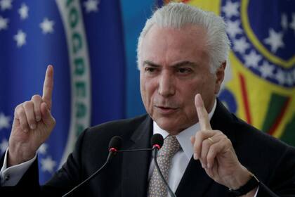 El presidente brasileño, Michel Temer