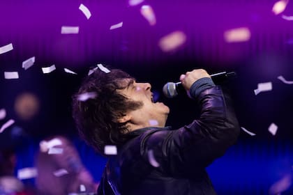 El Presidente canta a los militantes libertarios en el Movistar Arena, 6 de octubre de 2025
