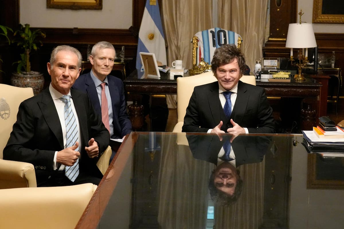 El Presidente charló con el dueño de Ostro Minerals en su despacho