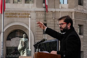 El presidente chileno, Gabriel Boric
