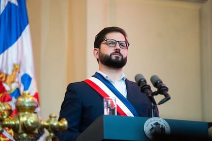 El presidente chileno Gabriel Boric