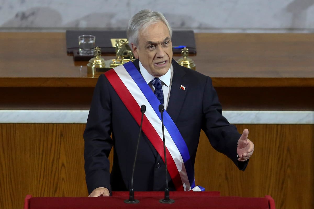 El presidente chileno Sebastián Piñera