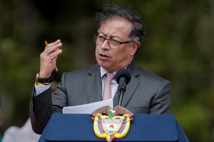 El presidente colombiano, Gustavo Petro
