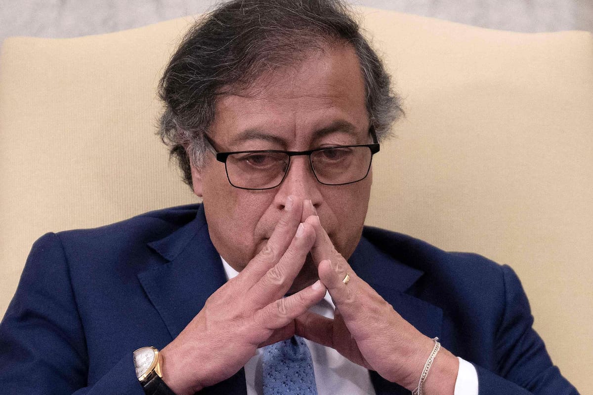 El presidente colombiano Gustavo Petro