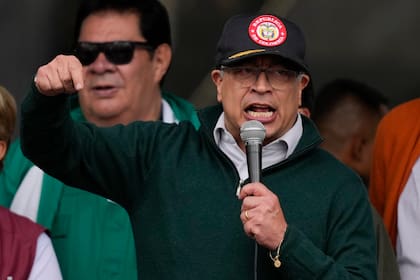 El presidente colombiano, Gustavo Petro, rivalizó con Trump durante todo el año pasado (Archivo)
