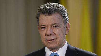 El presidente colombiano, Juan Manuel Santos
