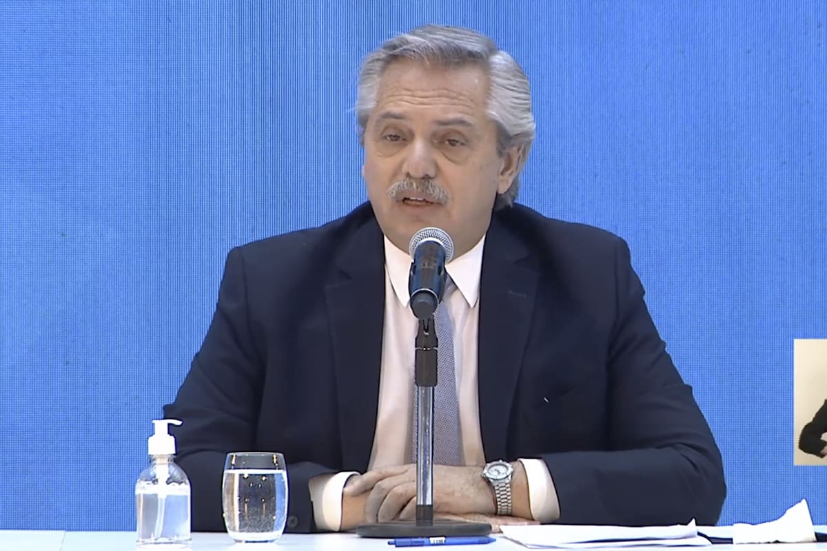 El Presidente criticó a la oposición de Juntos por el Cambio por su actitud en medio de la pandemia