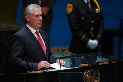 El presidente cubano, Miguel Díaz-Canel