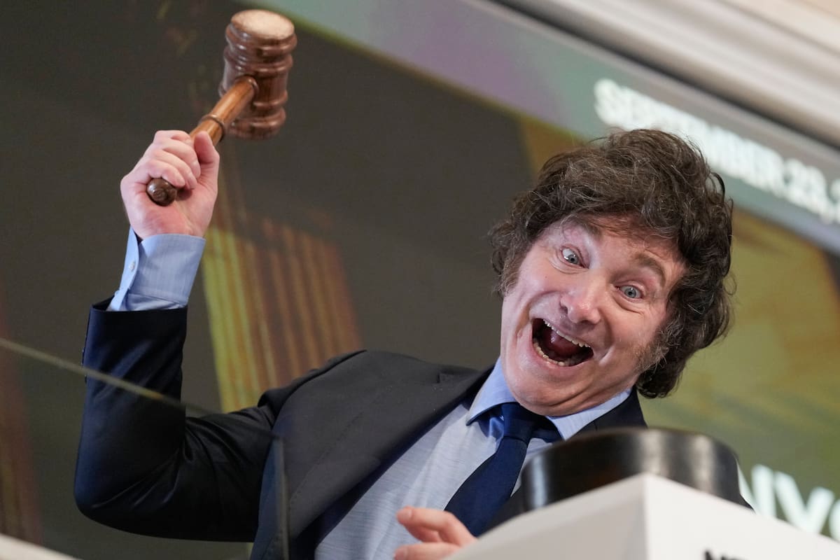 El presidente de Argentina, Javier Milei
