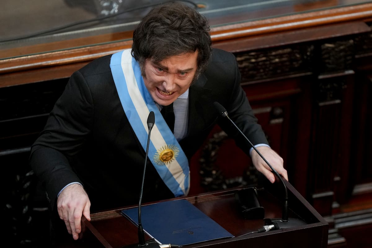 El presidente de Argentina, Javier Milei