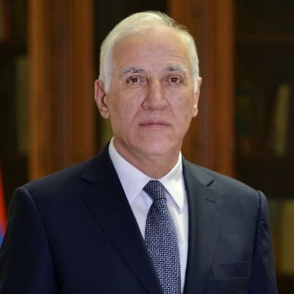 El presidente de Armenia, Vahagn Khachaturyan