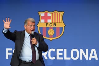 El presidente de Barcelona fue tajante al hablar sobre la oferta por Julián Alvarez