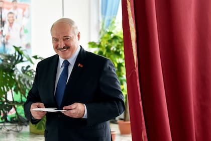El presidente de Bielorrusia Alexandre Lukachenko