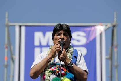 El presidente de Bolivia habló ante miles de partidarios del oficialista Movimiento al Socialismo