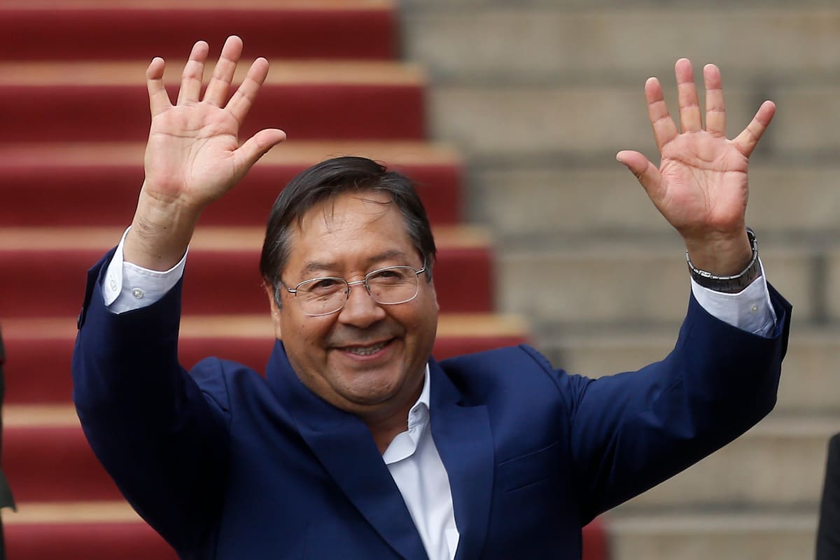 El presidente de Bolivia, Luis Arce
