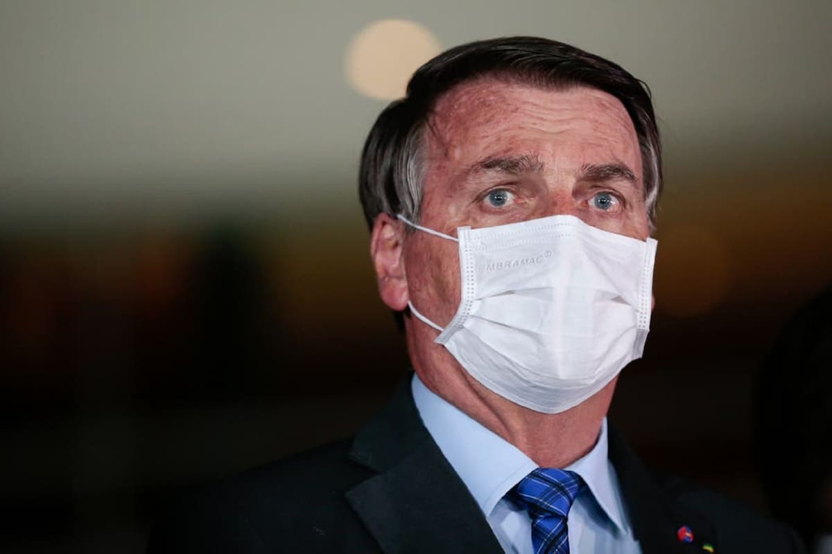 El presidente de Brasil, Jair Bolsonaro, el aliado incondicional de Trump en Latinoamérica, saludó ayer a Joe Biden en una carta por la asunción