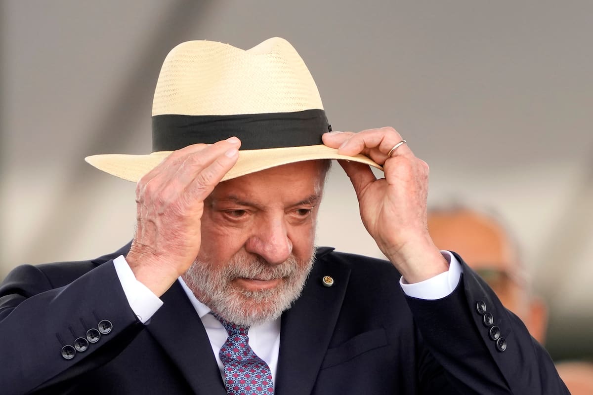 El presidente de Brasil Luiz Inácio Lula da Silva