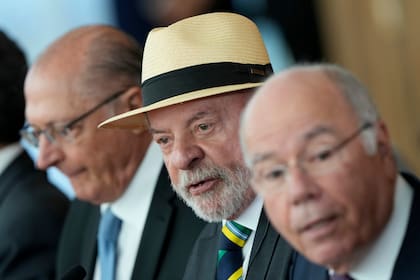 El presidente de Brasill, Lula Da Silva, y su par de Corea del Sur, Lee Jae-myung