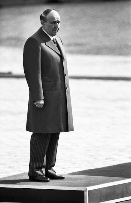 El presidente de Bulgaria Tódor Zhívkov en 1978